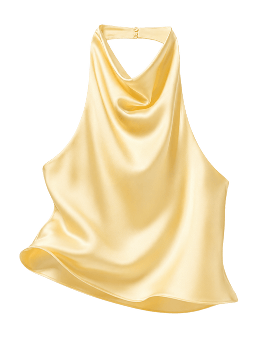Top Halter "Satin Elegance"