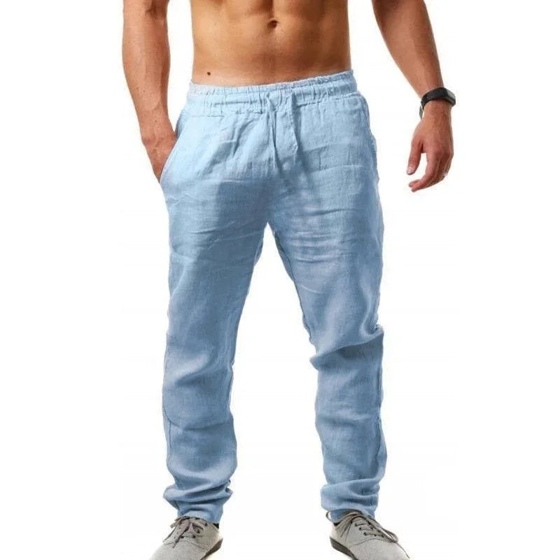 Pantalón de Lino "Summer Breeze" - Corte Relajado