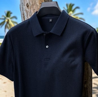 Polo "Signature" de Algodón Texturizado