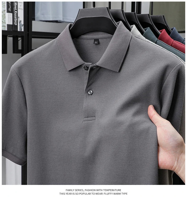 Polo "Signature" de Algodón Texturizado