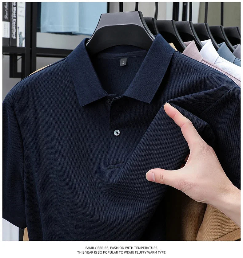 Polo "Signature" de Algodón Texturizado