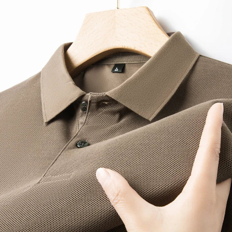 Polo "Signature" de Algodón Texturizado