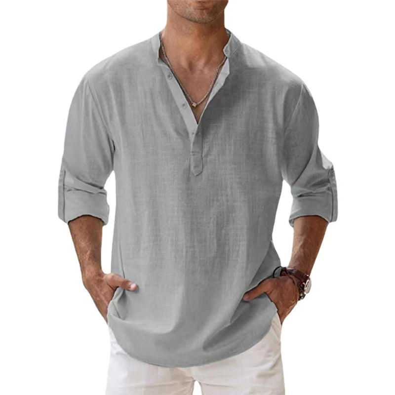 Camisa de Lino "Summer Premium" - Corte Casual