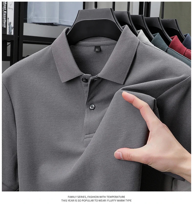 Polo "Signature" de Algodón Texturizado