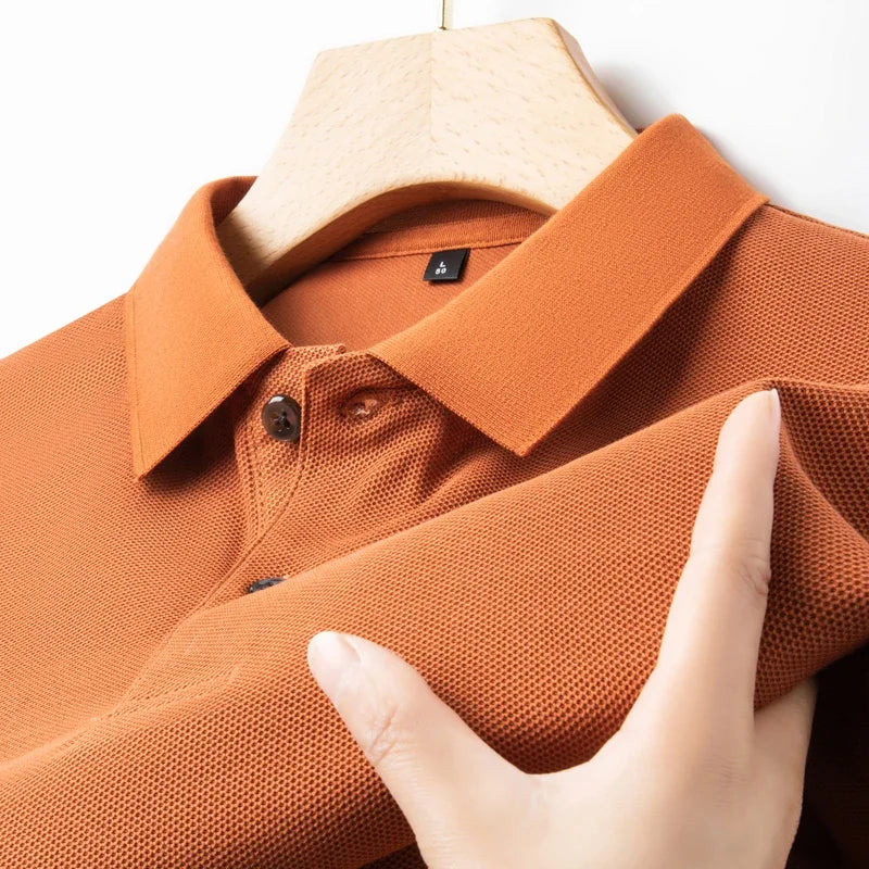 Polo "Signature" de Algodón Texturizado