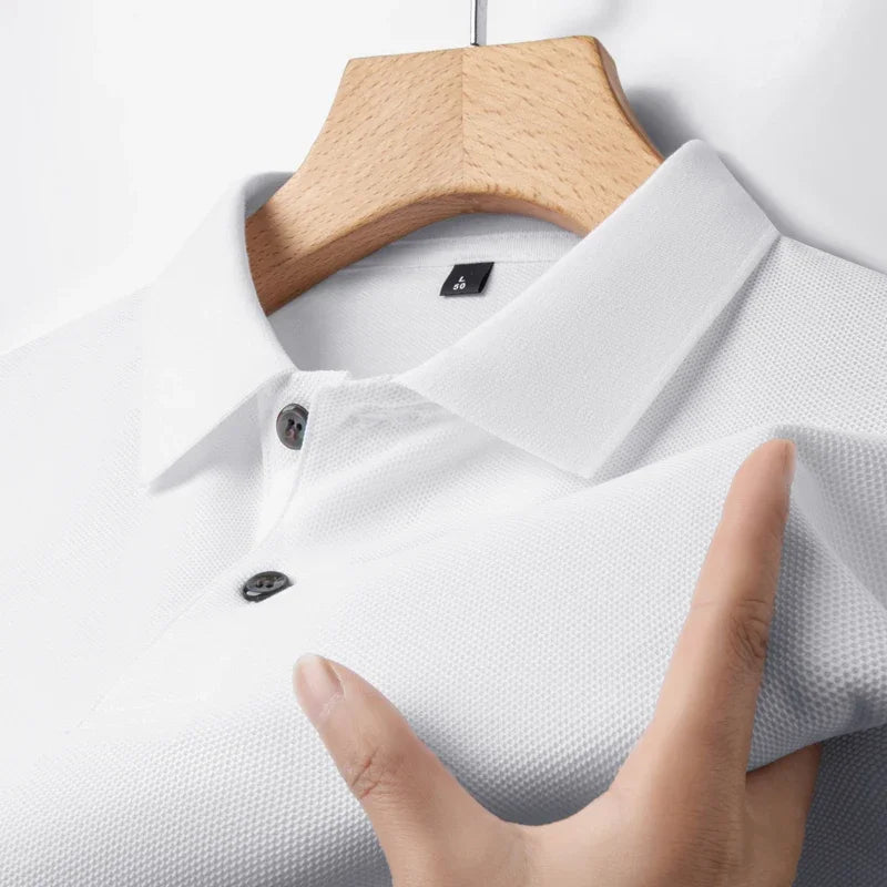 Polo "Signature" de Algodón Texturizado