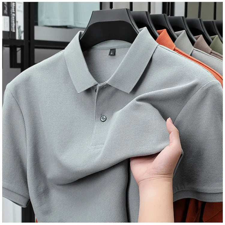 Polo "Signature" de Algodón Texturizado