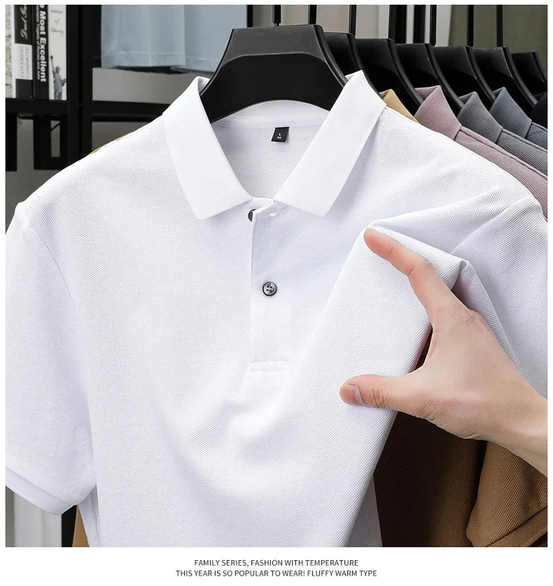 Polo "Signature" de Algodón Texturizado