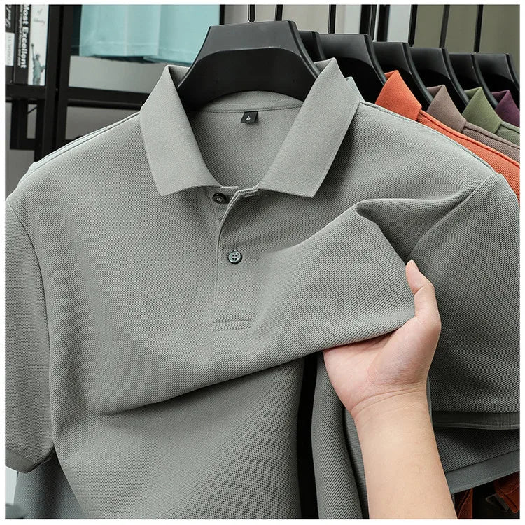 Polo "Signature" de Algodón Texturizado