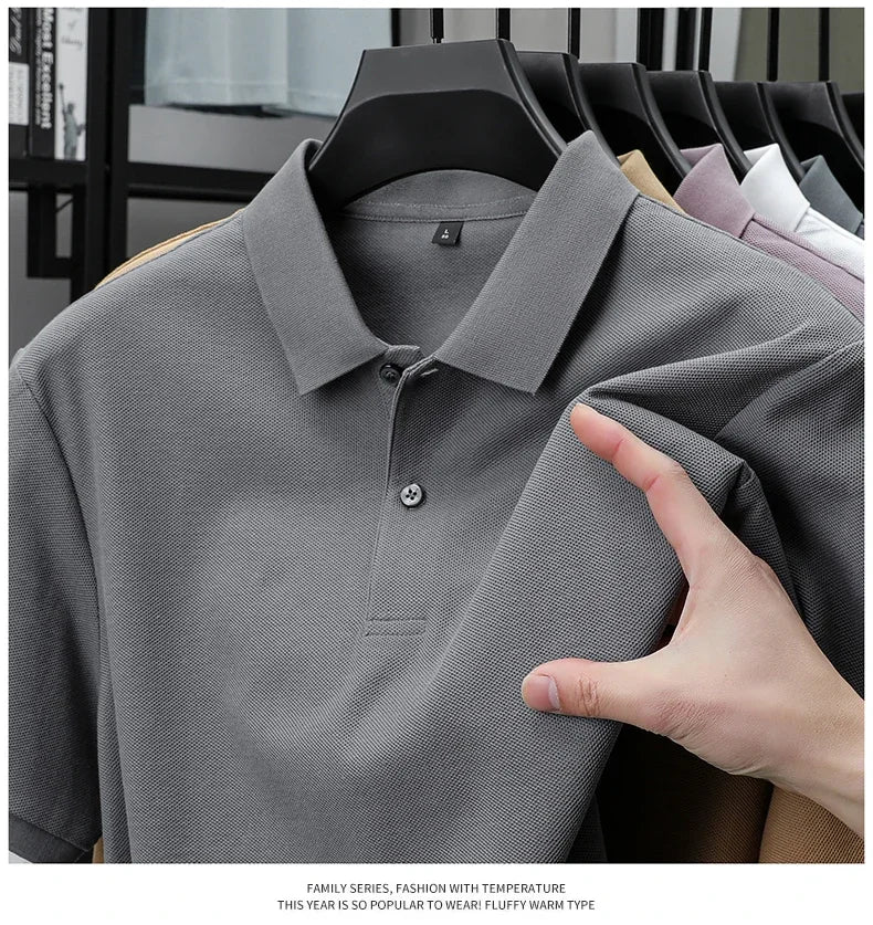Polo "Signature" de Algodón Texturizado