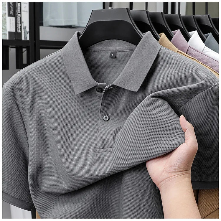 Polo "Signature" de Algodón Texturizado