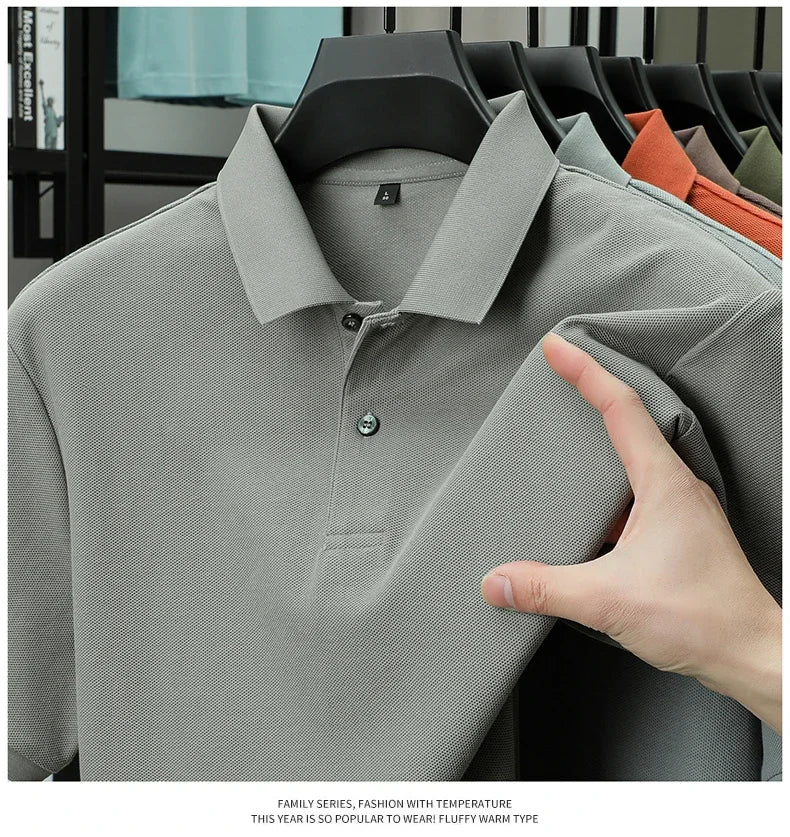 Polo "Signature" de Algodón Texturizado