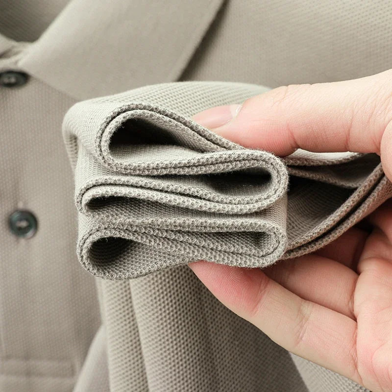 Polo "Signature" de Algodón Texturizado