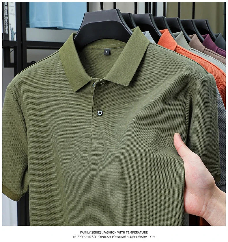 Polo "Signature" de Algodón Texturizado