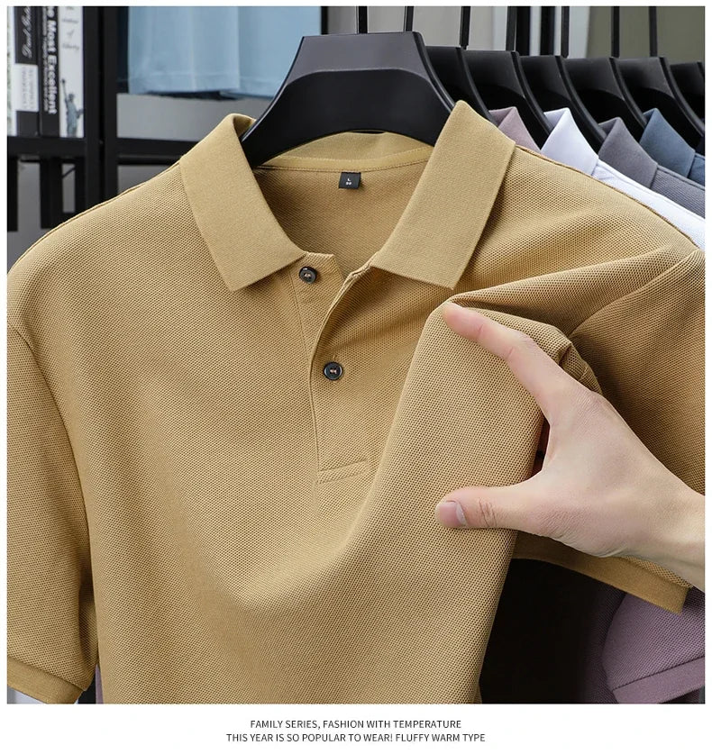Polo "Signature" de Algodón Texturizado