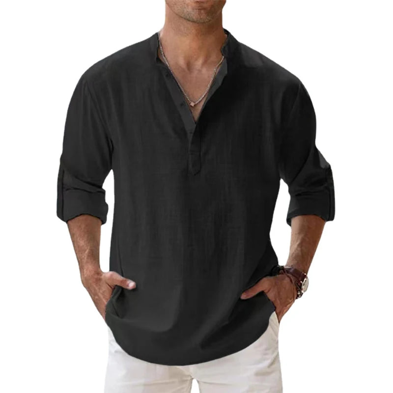 Camisa de Lino "Summer Premium" - Corte Casual