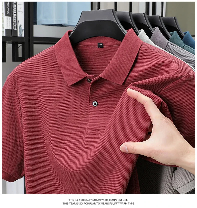 Polo "Signature" de Algodón Texturizado