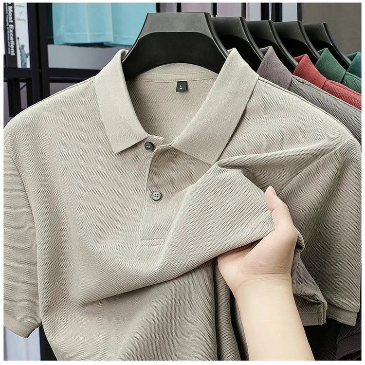 Polo "Signature" de Algodón Texturizado