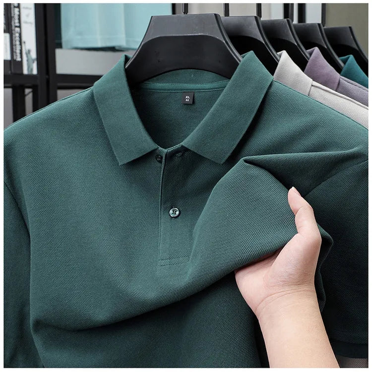 Polo "Signature" de Algodón Texturizado