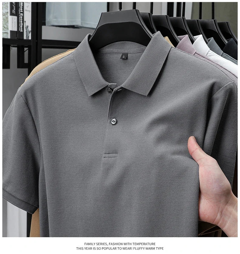 Polo "Signature" de Algodón Texturizado