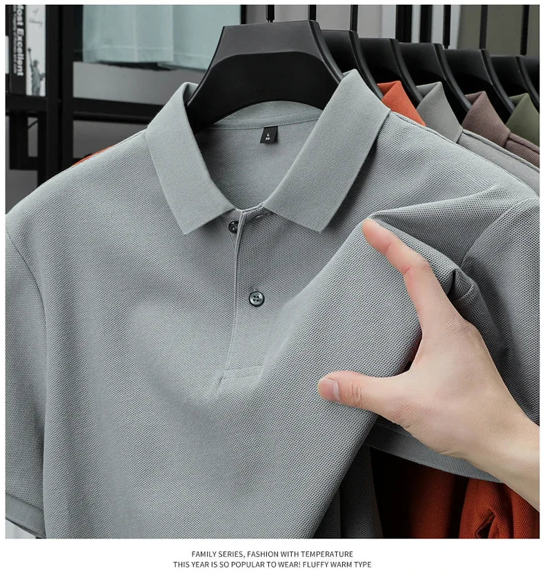 Polo "Signature" de Algodón Texturizado