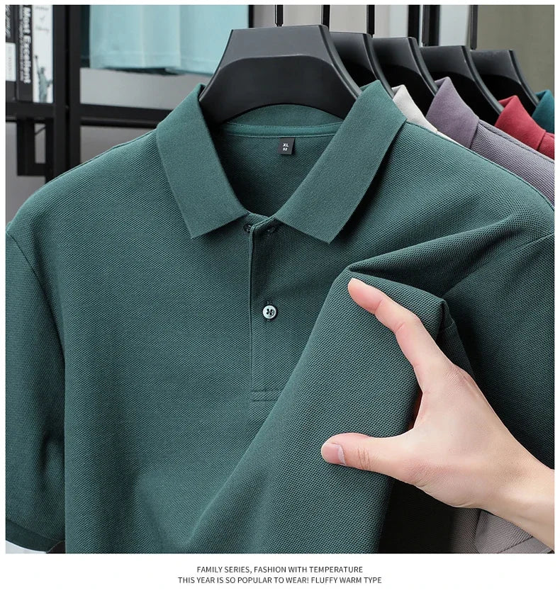 Polo "Signature" de Algodón Texturizado