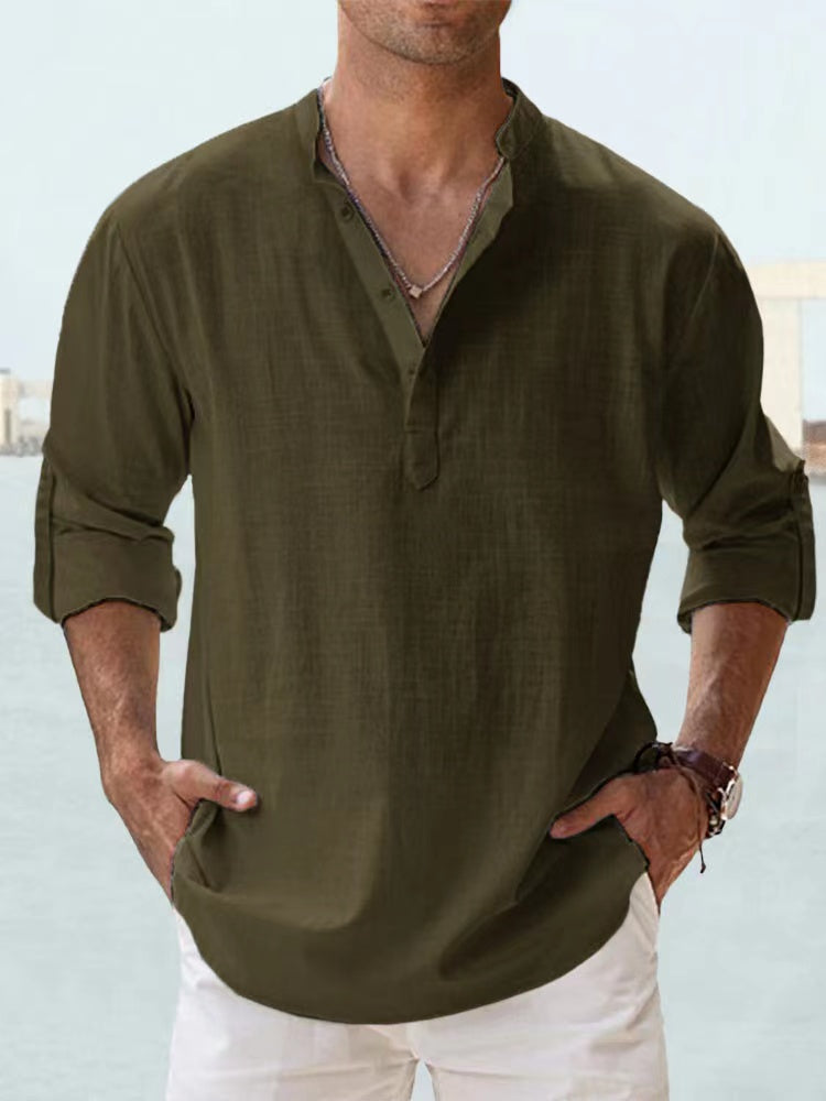 Camisa de Lino "Summer Premium" - Corte Casual