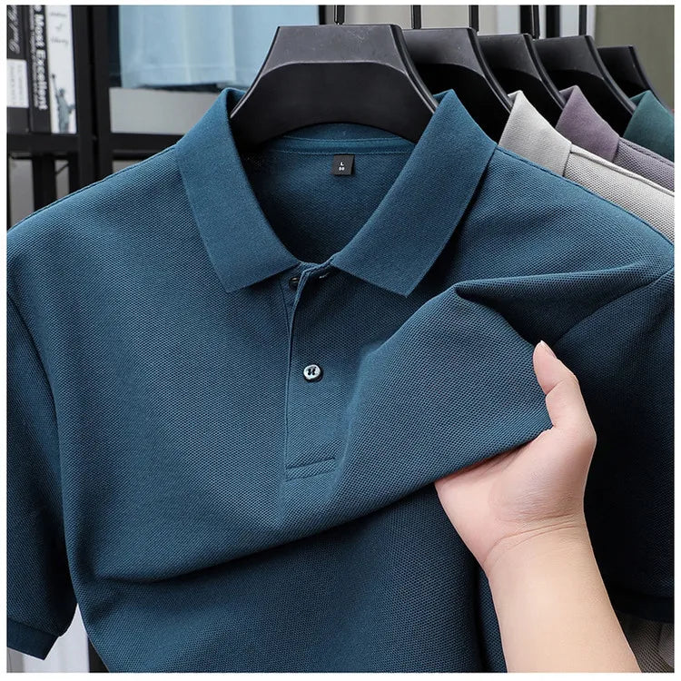 Polo "Signature" de Algodón Texturizado