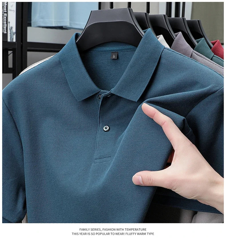 Polo "Signature" de Algodón Texturizado