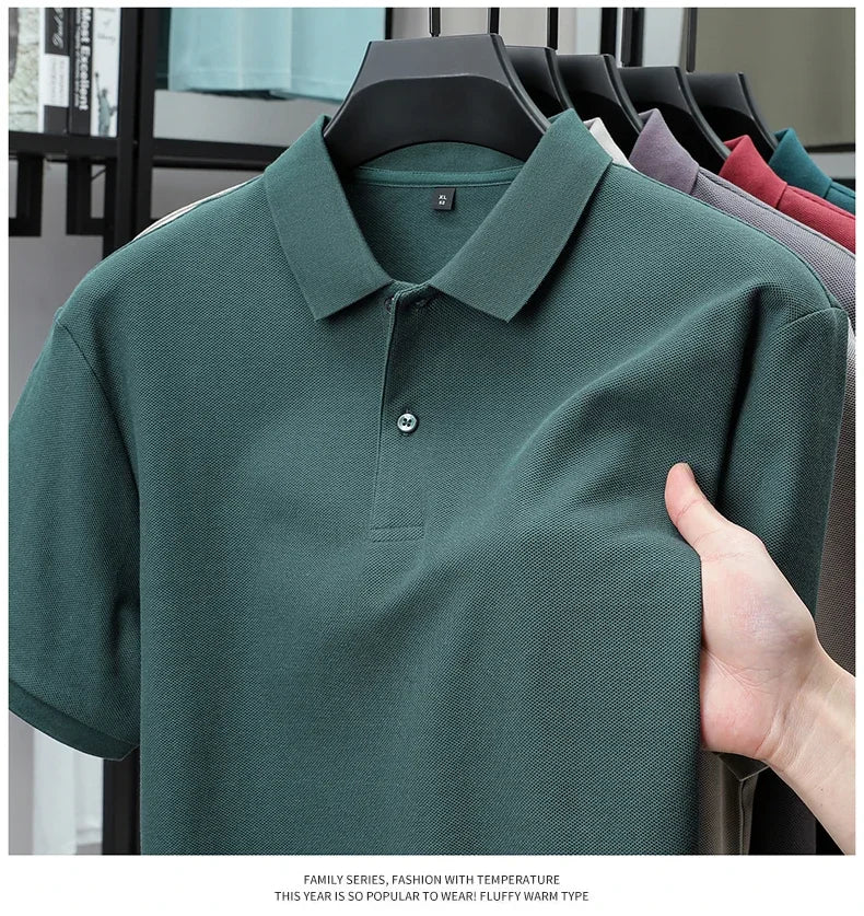 Polo "Signature" de Algodón Texturizado