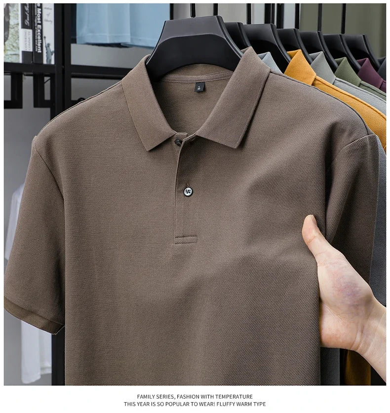 Polo "Signature" de Algodón Texturizado