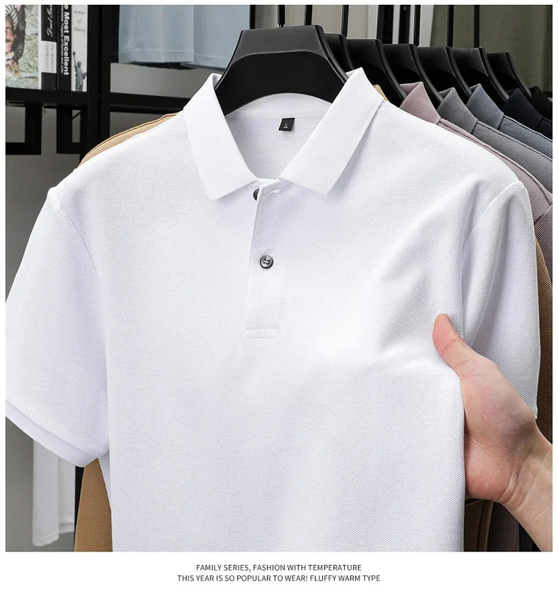 Polo "Signature" de Algodón Texturizado
