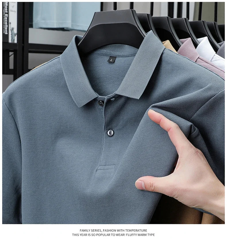 Polo "Signature" de Algodón Texturizado