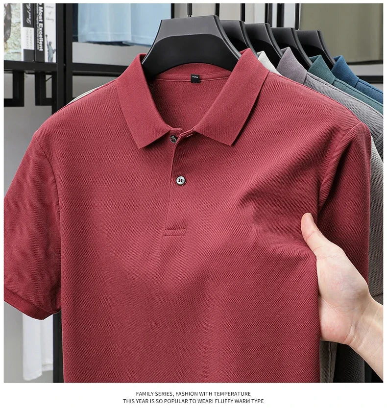 Polo "Signature" de Algodón Texturizado