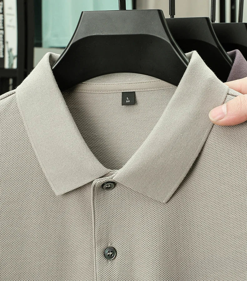 Polo "Signature" de Algodón Texturizado