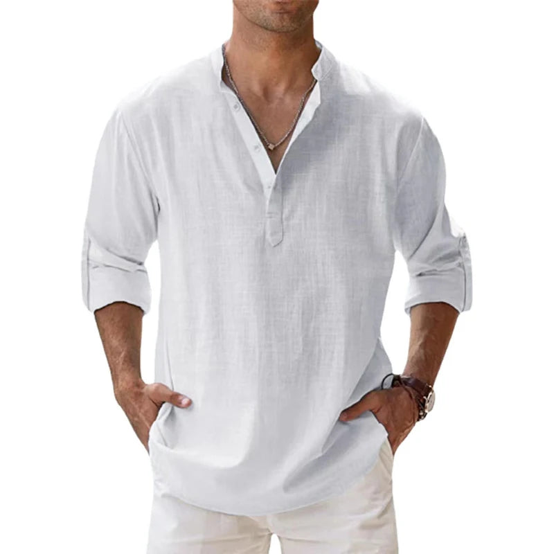 Camisa de Lino "Summer Premium" - Corte Casual