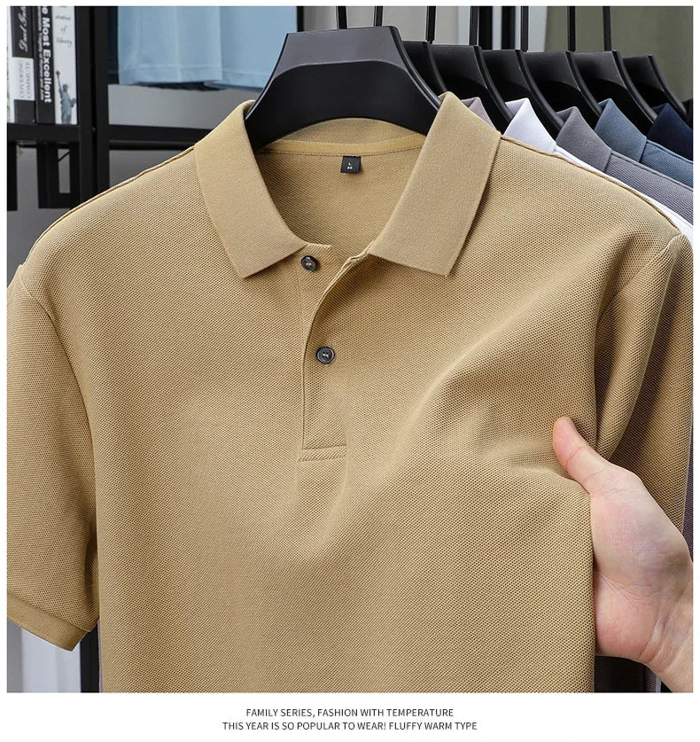 Polo "Signature" de Algodón Texturizado