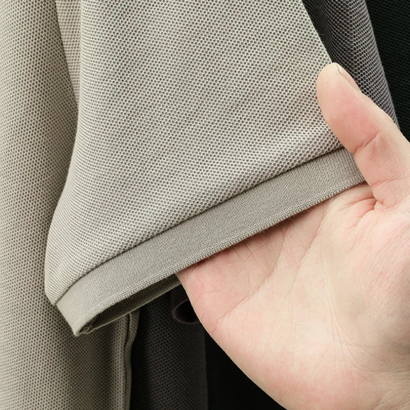 Polo "Signature" de Algodón Texturizado