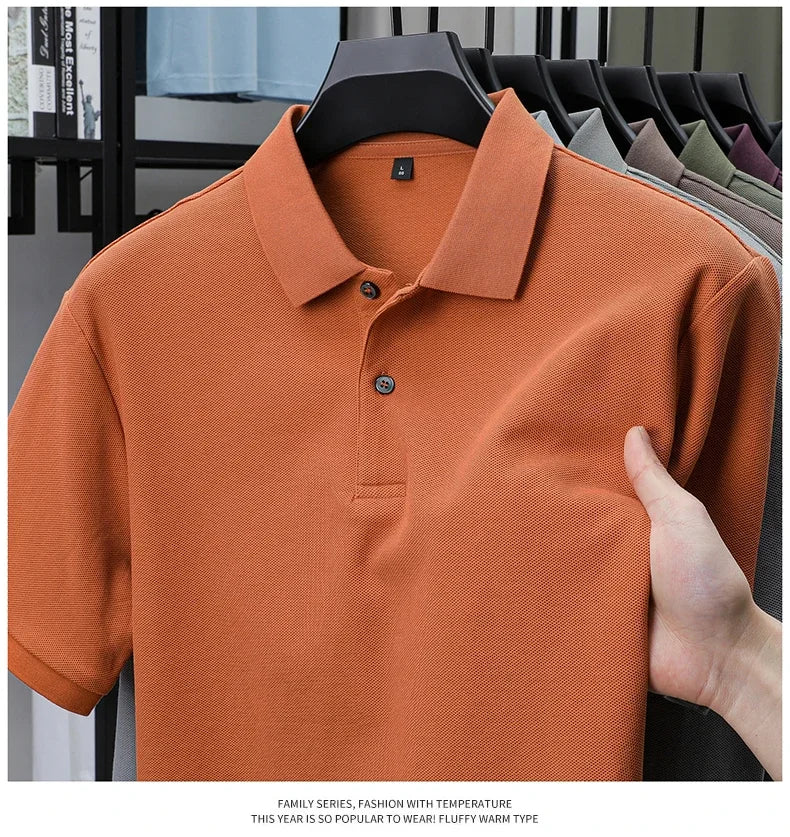 Polo "Signature" de Algodón Texturizado