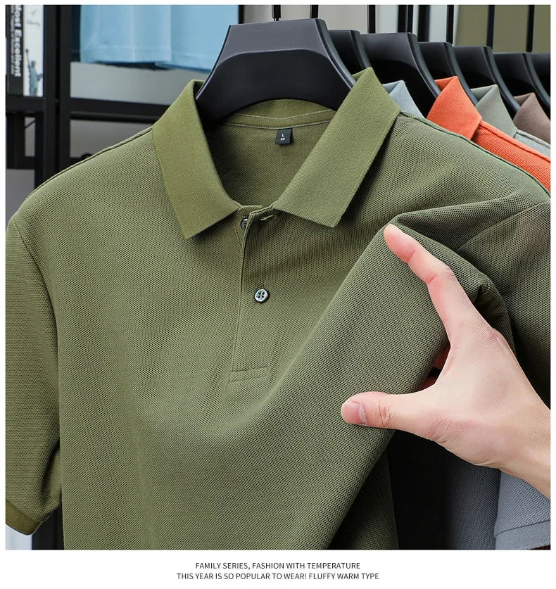 Polo "Signature" de Algodón Texturizado