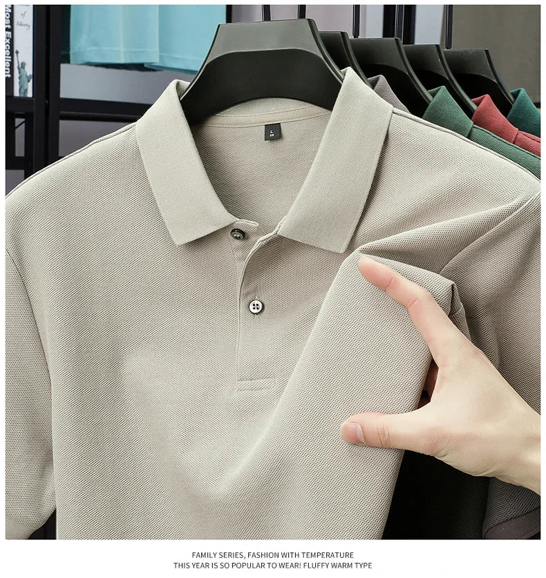 Polo "Signature" de Algodón Texturizado