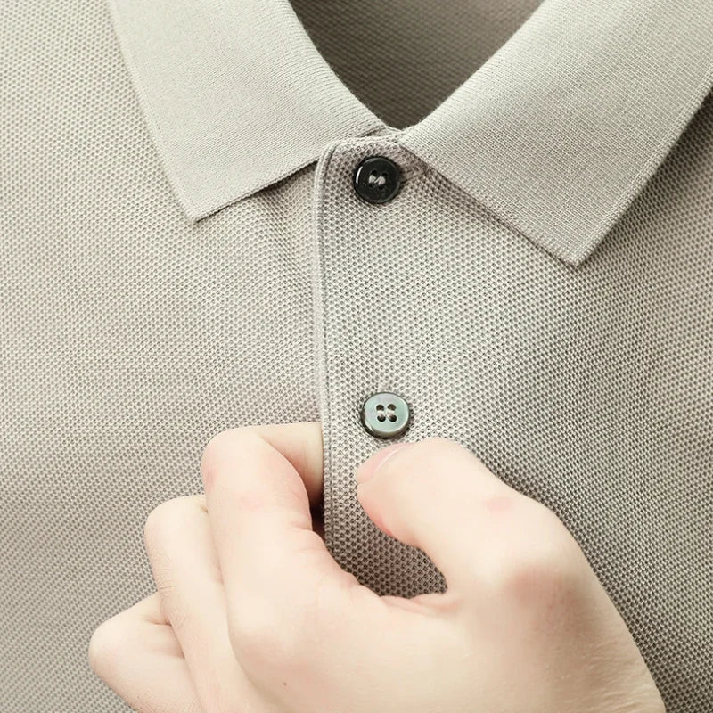 Polo "Signature" de Algodón Texturizado