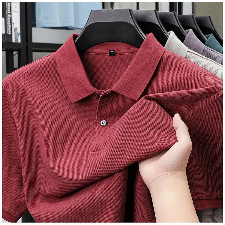 Polo "Signature" de Algodón Texturizado