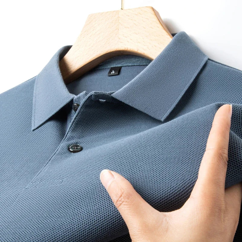 Polo "Signature" de Algodón Texturizado