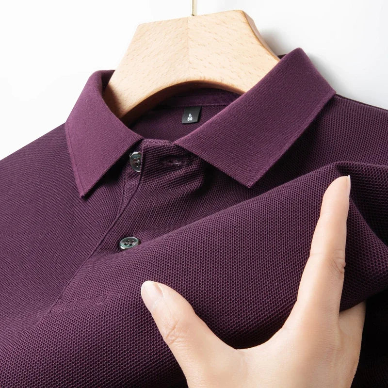 Polo "Signature" de Algodón Texturizado