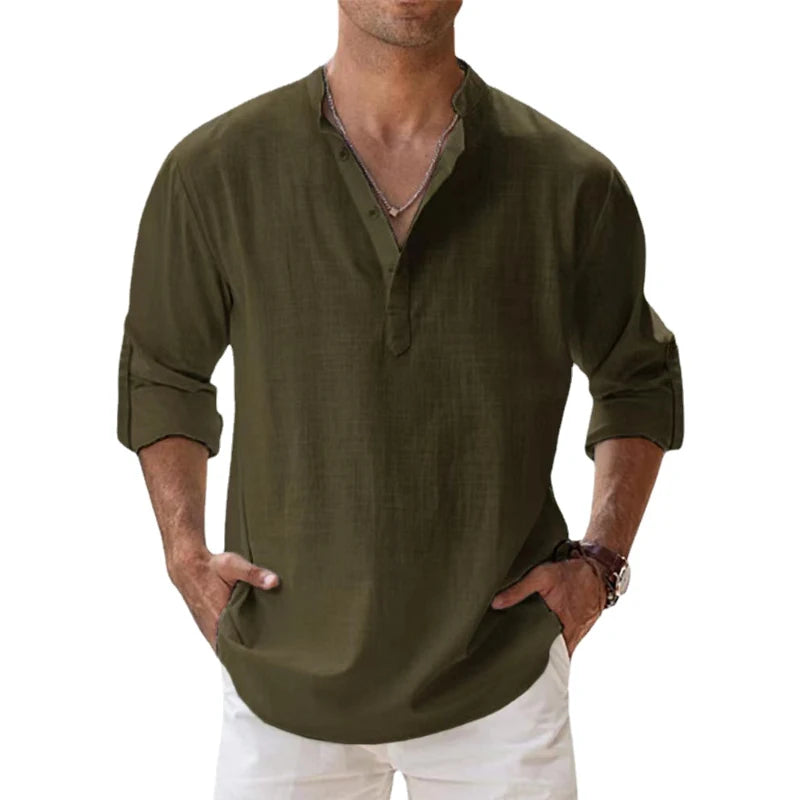 Camisa de Lino "Summer Premium" - Corte Casual