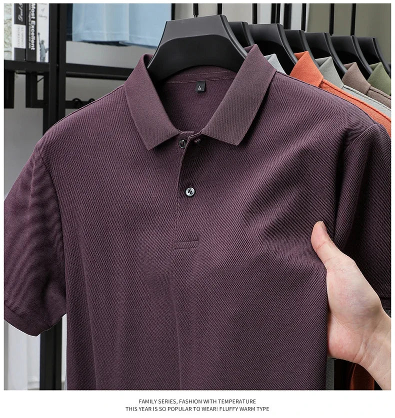 Polo "Signature" de Algodón Texturizado