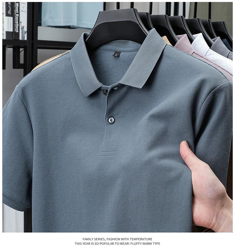 Polo "Signature" de Algodón Texturizado