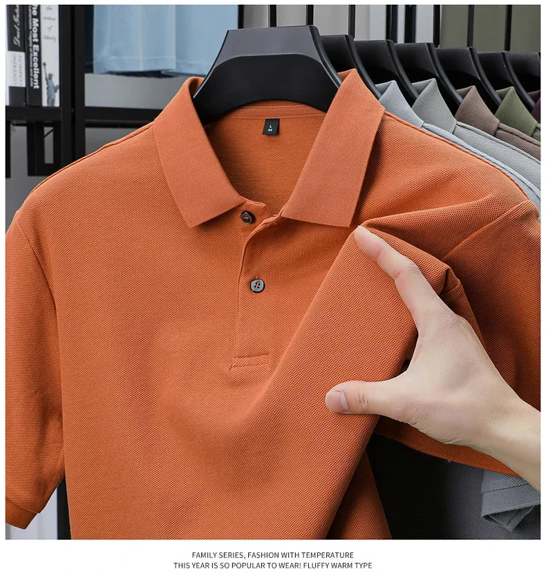 Polo "Signature" de Algodón Texturizado