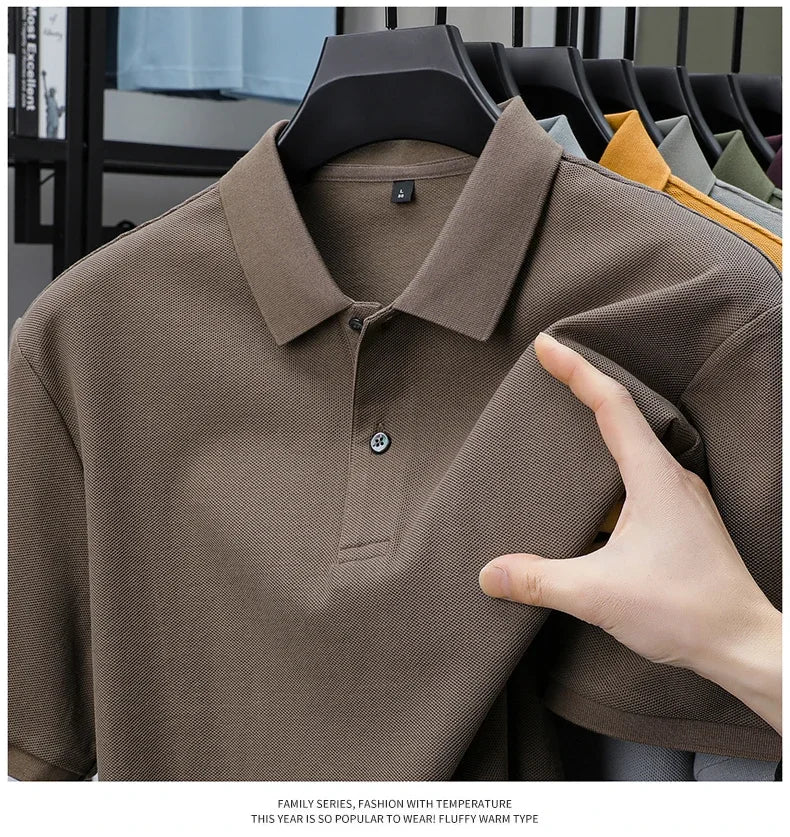 Polo "Signature" de Algodón Texturizado